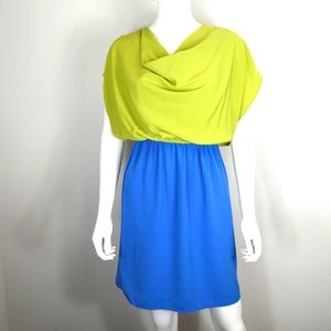 Cato Green and Blue Dress